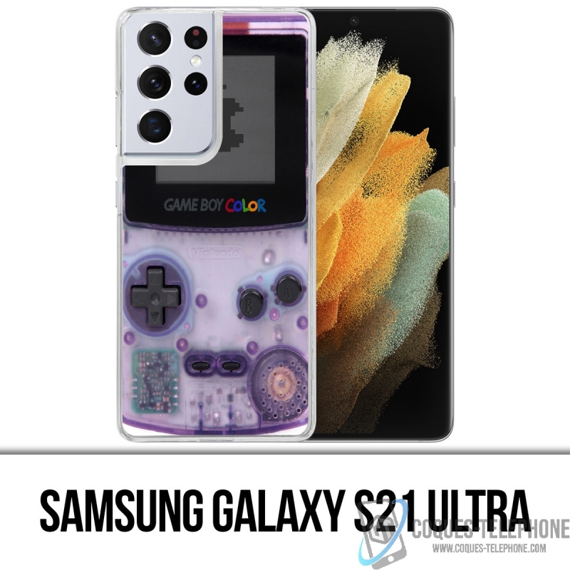 Samsung Galaxy S21 Ultra Case - Game Boy Farbe Lila