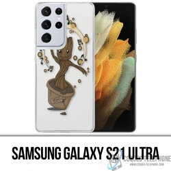 Wächter der Galaxie tanzen Groot Samsung Galaxy S21 Ultra Case