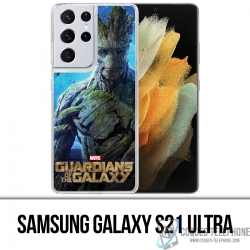Funda Samsung Galaxy S21 Ultra de Guardianes de la Galaxia Groot