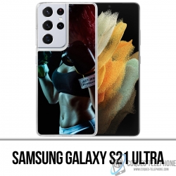 Samsung Galaxy S21 Ultra Case - Girl Boxe
