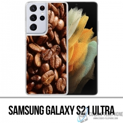 Custodia per Samsung Galaxy S21 Ultra - Chicchi di caffè