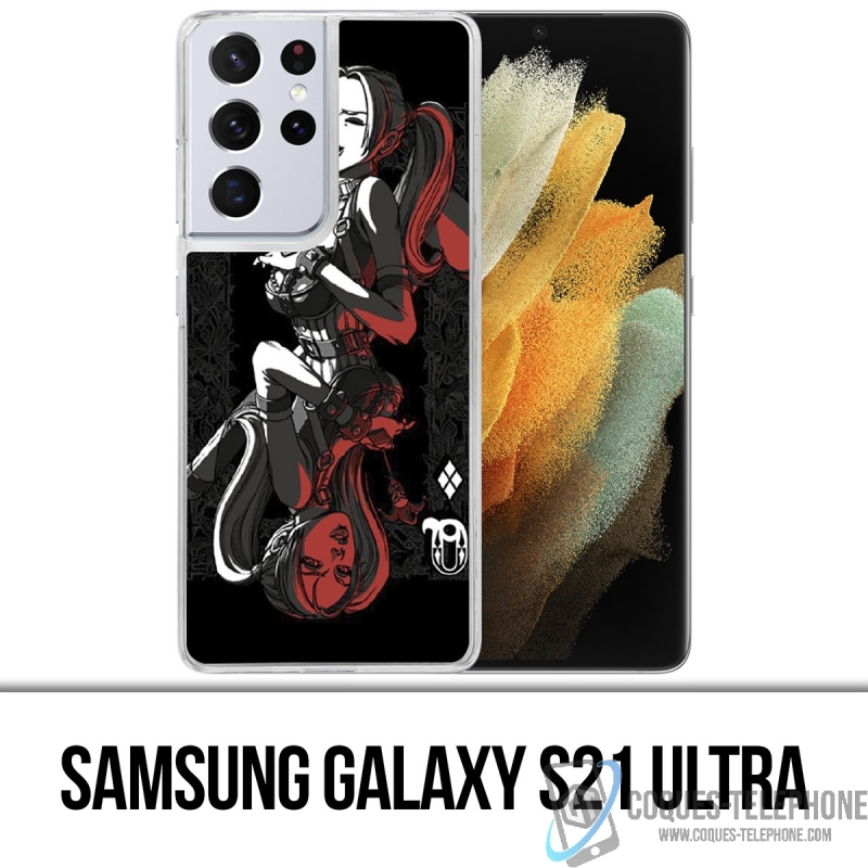 Custodia per Samsung Galaxy S21 Ultra - Carta Harley Queen