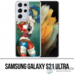 Funda Samsung Galaxy S21 Ultra - Harley Quinn Comics
