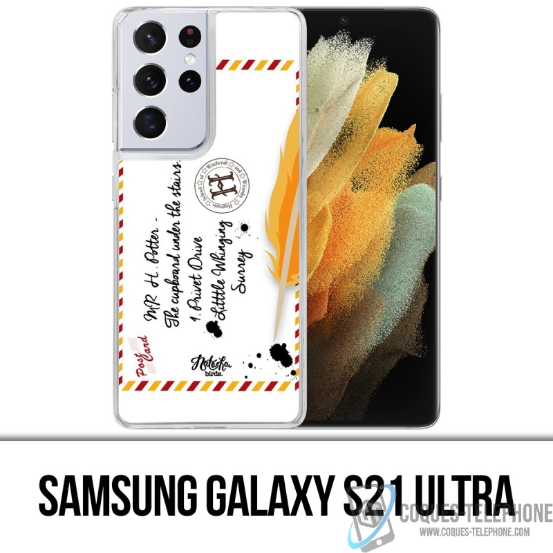 Funda Samsung Galaxy S21 Ultra - Harry Potter Hogwarts Letter
