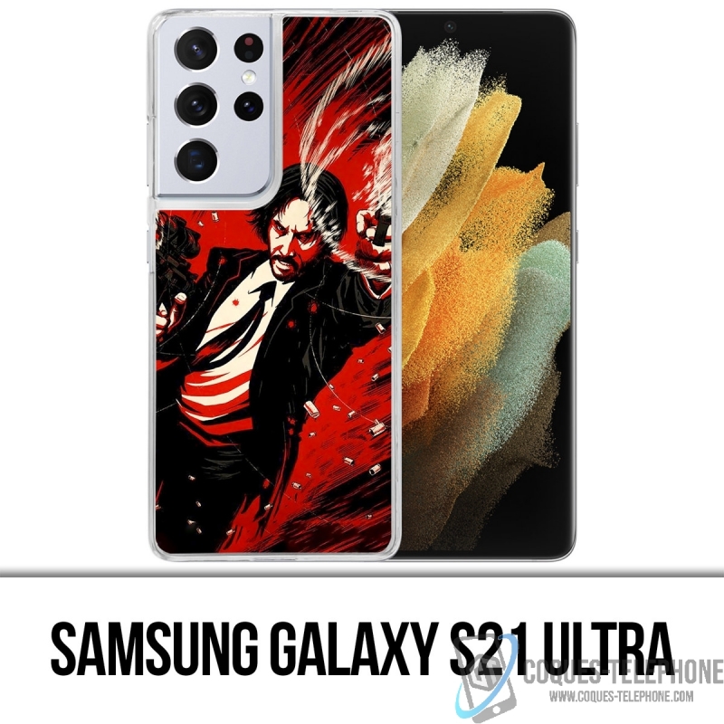 Samsung Galaxy S21 Ultra Case - John Wick Comics