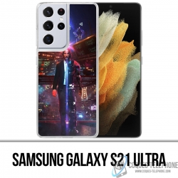 Samsung Galaxy S21 Ultra Case - John Wick X Cyberpunk