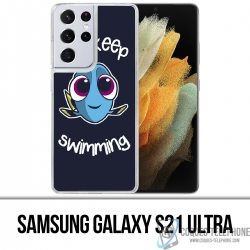 Coque Samsung Galaxy S21 Ultra - Just Keep Swimming