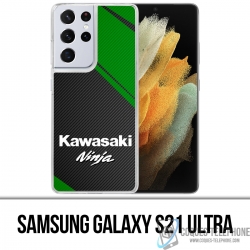Custodia per Samsung Galaxy S21 Ultra - Logo Kawasaki Ninja