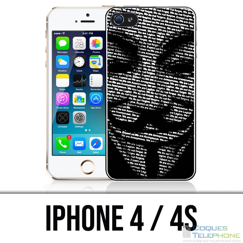 IPhone 4 / 4S Hülle - Anonymes 3D