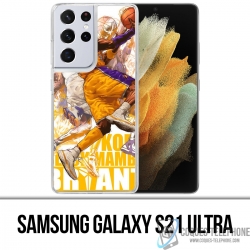 Coque Samsung Galaxy S21 Ultra - Kobe Bryant Cartoon Nba