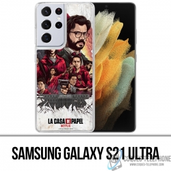 Samsung Galaxy S21 Ultra Case - La Casa De Papel - Comics malen