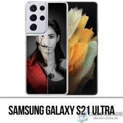 Samsung Galaxy S21 Ultra case - La Casa De Papel - Nairobi Split