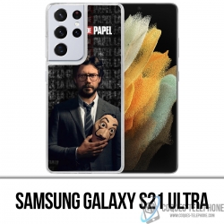 Samsung Galaxy S21 Ultra Case - La Casa De Papel - Professor Maske