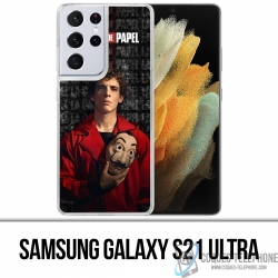 Samsung Galaxy S21 Ultra case - La Casa De Papel - Rio Mask