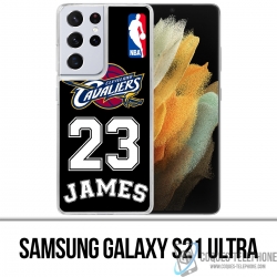 Coque Samsung Galaxy S21 Ultra - Lebron James Noir