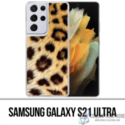 Custodia per Samsung Galaxy S21 Ultra - Leopard