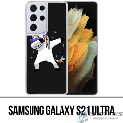 Samsung Galaxy S21 Ultra Case - Tupfen Einhorn
