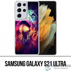 Coque Samsung Galaxy S21 Ultra - Lion Galaxie