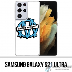 Samsung Galaxy S21 Ultra Case - Om Marseille Straight To The Goal Logo