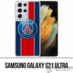 Samsung Galaxy S21 Ultra Case - Psg New Red Band Logo