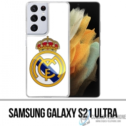 Funda Samsung Galaxy S21 Ultra - Logotipo del Real Madrid