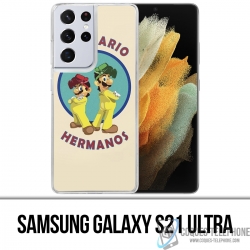 Samsung Galaxy S21 Ultra case - Los Mario Hermanos