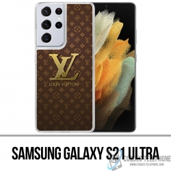 Case for Samsung Galaxy S21 Ultra - Louis Vuitton Black