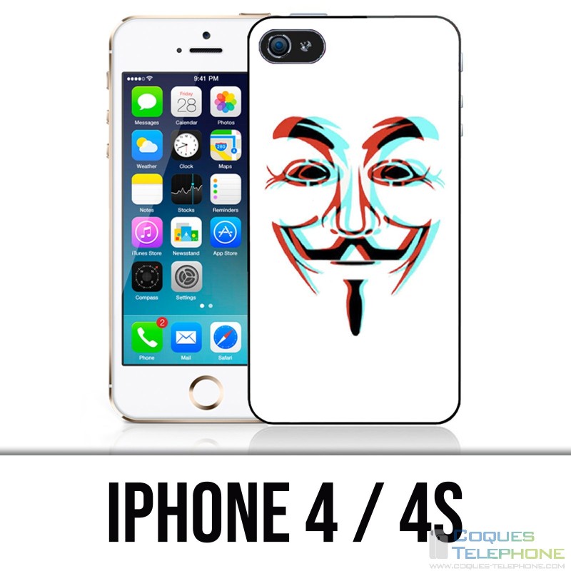 Coque iPhone 4 / 4S - Anonymous