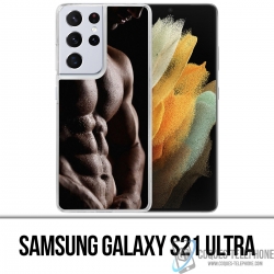 Coque Samsung Galaxy S21 Ultra - Man Muscles