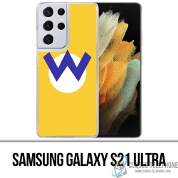 Custodia per Samsung Galaxy S21 Ultra - Logo Mario Wario