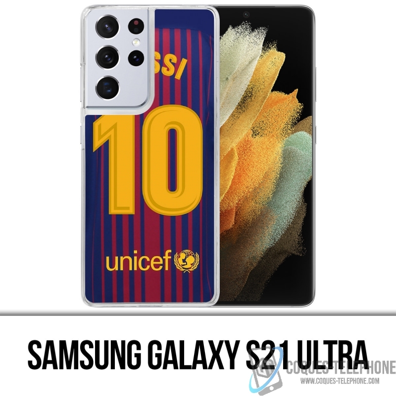 Funda Samsung Galaxy S21 Ultra - Messi Barcelona 10