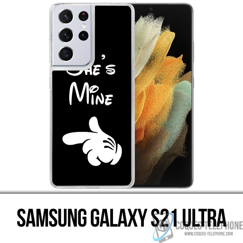 Coque Samsung Galaxy S21 Ultra - Mickey Shes Mine