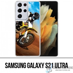 Custodia per Samsung Galaxy S21 Ultra - Sabbia Motocross