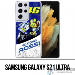 Funda Samsung Galaxy S21 Ultra - Motogp Rossi Cartoon 2