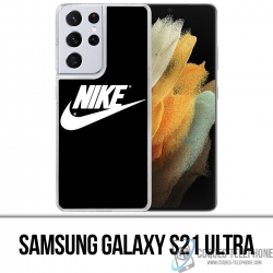 Funda Samsung Galaxy S21 Ultra - Logotipo de Nike Negro