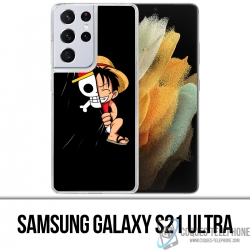 Samsung Galaxy S21 Ultra Case - One Piece Baby Luffy Flag