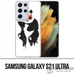 Coque Samsung Galaxy S21 Ultra - Panda Rock
