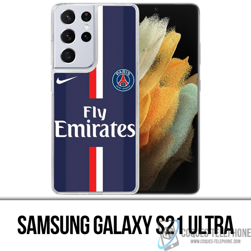 Samsung Galaxy S21 Ultra Case - Paris Saint Germain Psg Fly Emirat