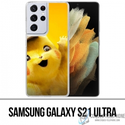 Custodia per Samsung Galaxy S21 Ultra - Pikachu Detective