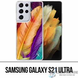 Coque Samsung Galaxy S21 Ultra - Plumes