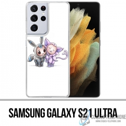 Coque Samsung Galaxy S21 Ultra - Pokémon Bébé Mentali Noctali