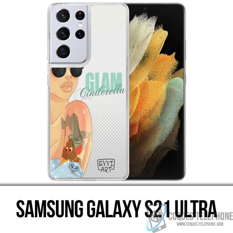 Custodia per Samsung Galaxy S21 Ultra - Princess Cinderella Glam