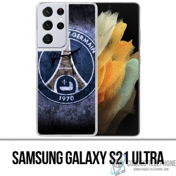 Coque Samsung Galaxy S21 Ultra - Psg Logo Grunge