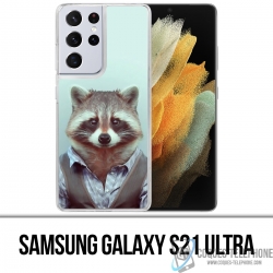 Funda Samsung Galaxy S21 Ultra - Disfraz de mapache