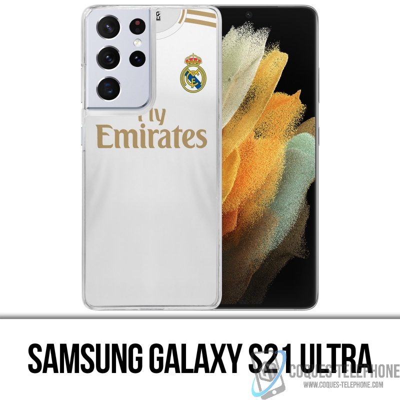 Coque Samsung Galaxy S21 Ultra - Real Madrid Maillot 2020