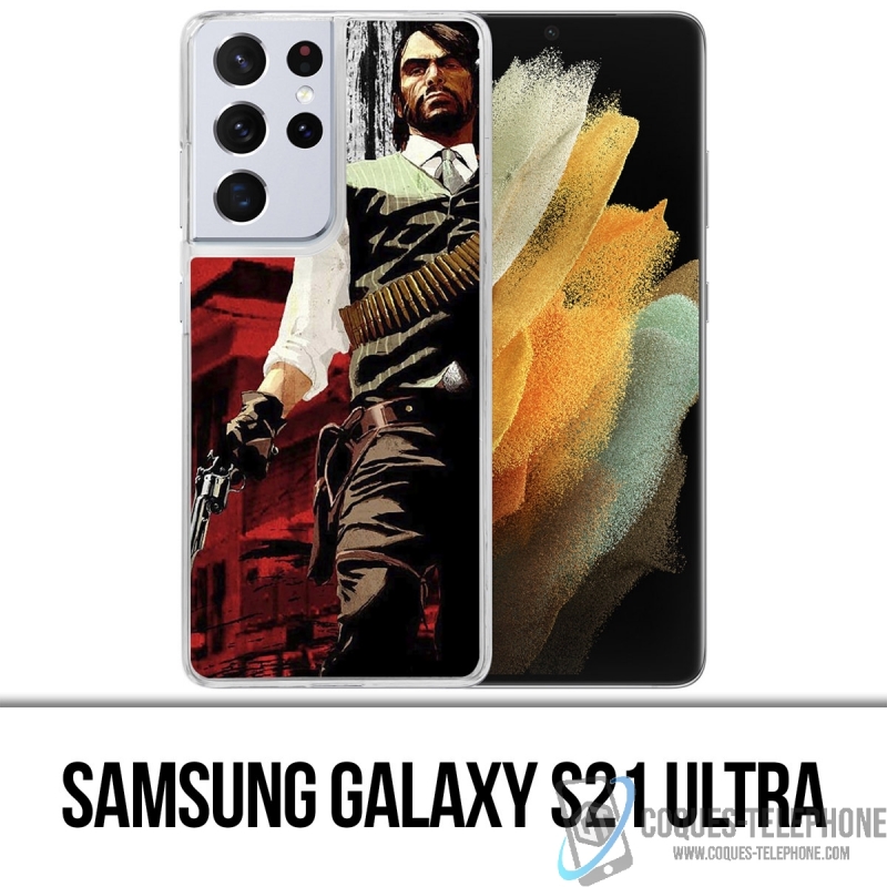 Custodia per Samsung Galaxy S21 Ultra - Red Dead Redemption