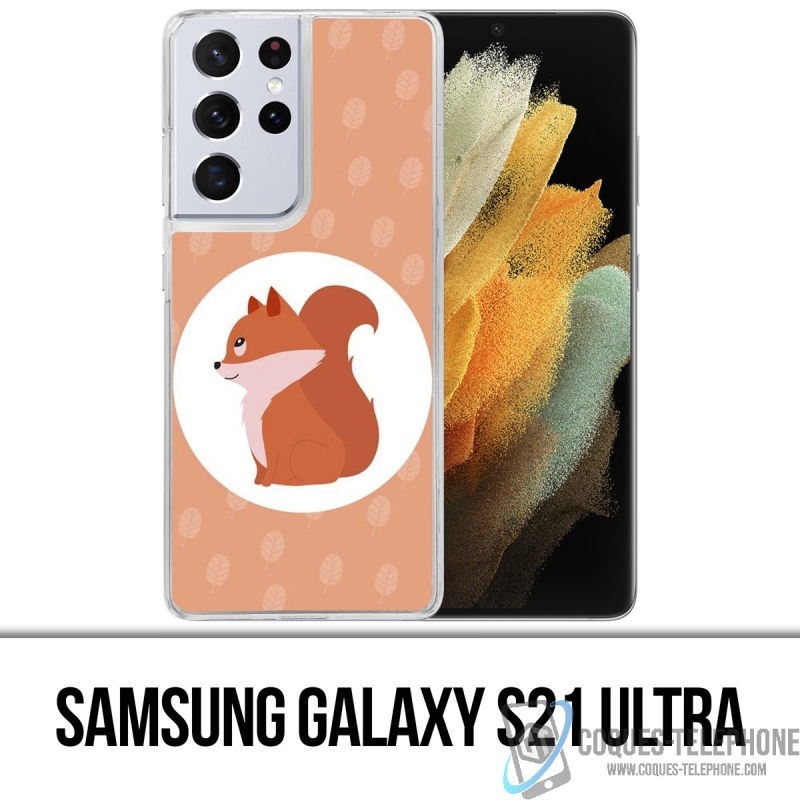 Coque Samsung Galaxy S21 Ultra - Renard Roux