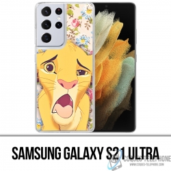 Funda Samsung Galaxy S21 Ultra - El Rey León Simba Mueca