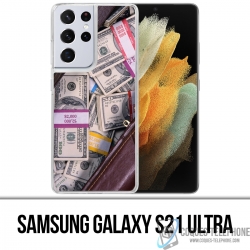 Coque Samsung Galaxy S21 Ultra - Sac Dollars