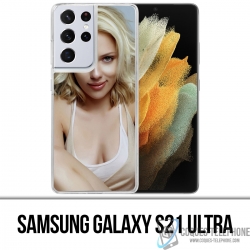 Custodia per Samsung Galaxy S21 Ultra - Scarlett Johansson Sexy
